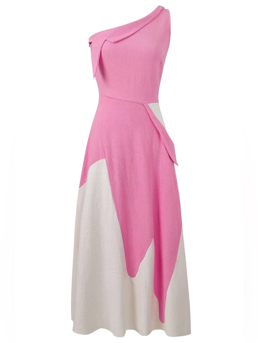 Fashion Brand Company - Step Sister Attack Linen Gown Pink/White